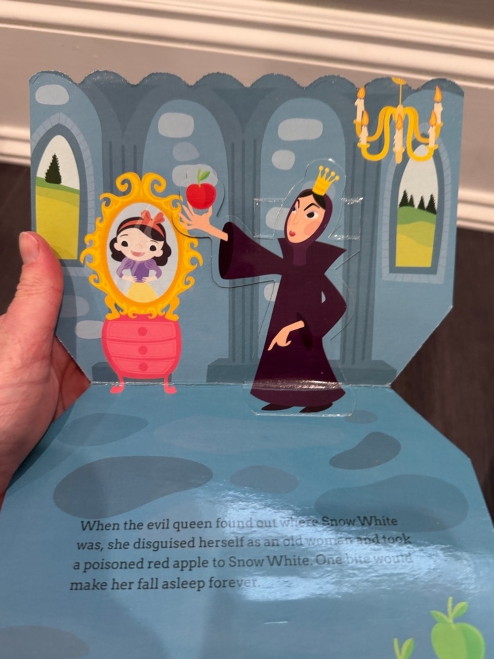 Disney Snow White Pop-Up Book - Yellow, Red, Green Hardcover Book Toddler Kids - Picture 5 of 5